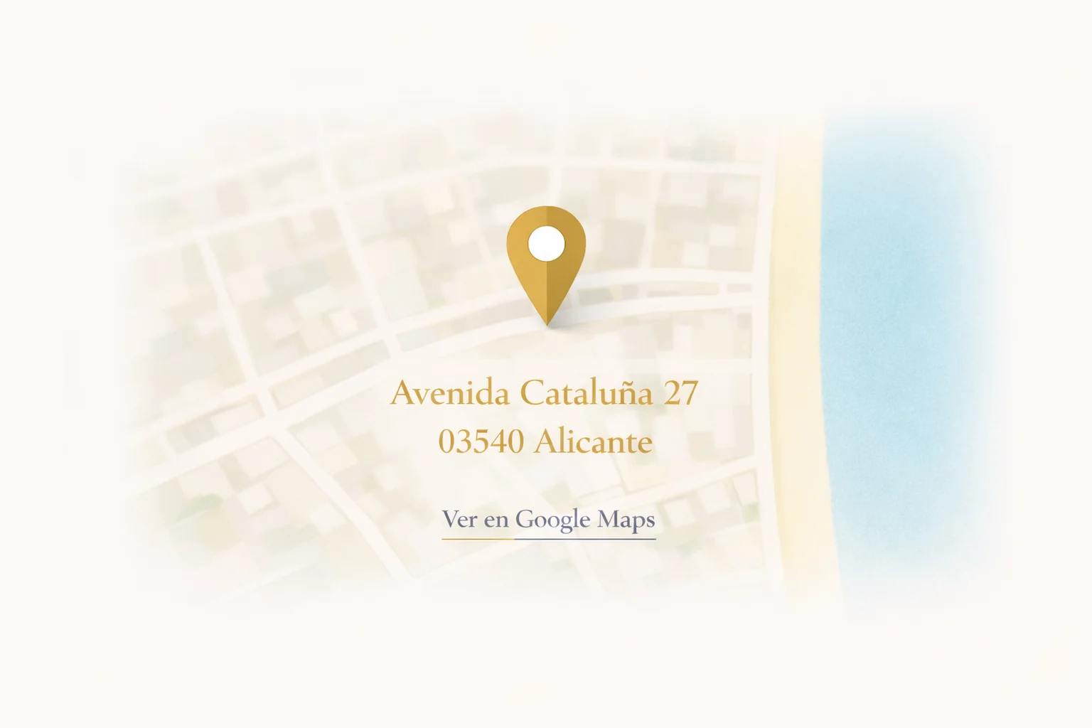 Mapa de ubicación en Avenida Cataluña 27, Alicante